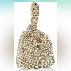 Light Gold Jessica McClintock handbag, used once